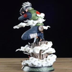 Naruto Hatake Kakashi figure with double shuriken, anime collectible action figure