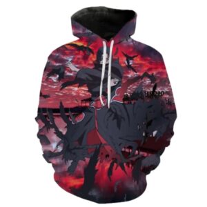 Naruto Hoodie Itachi Krähen