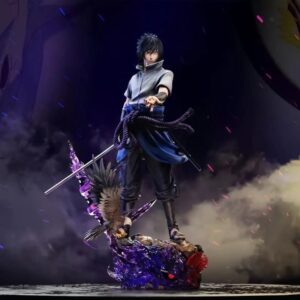 Sasuke und Naruto Duo Figur Seitenansicht