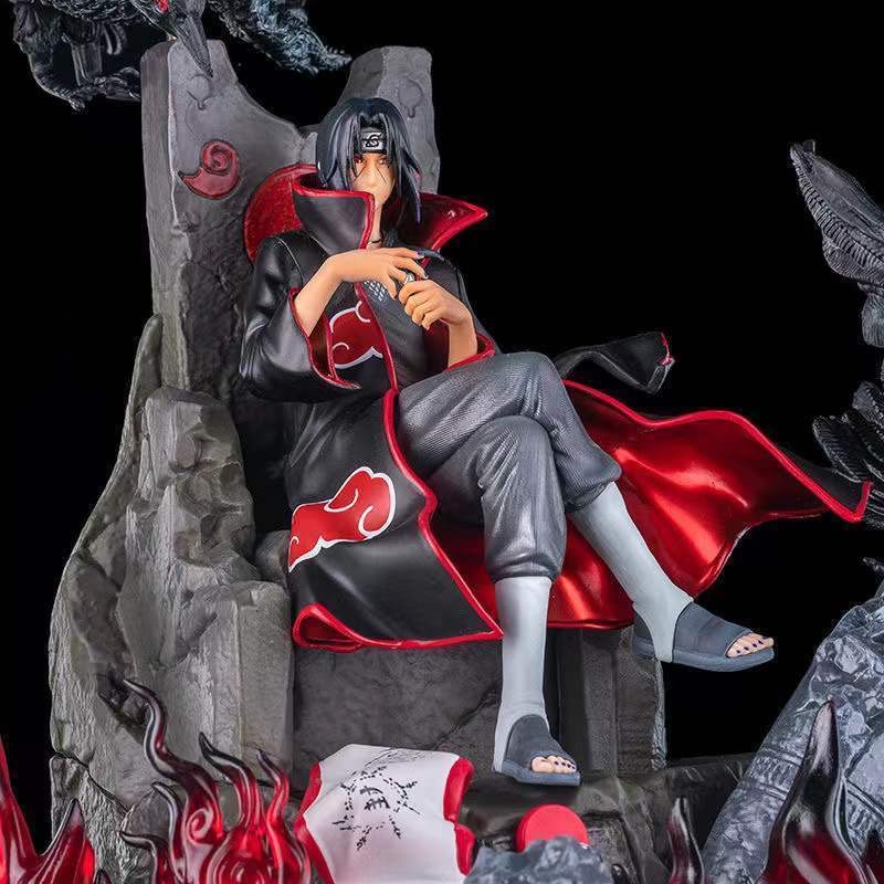 Itachi Uchiha Raben Figur Detail Krähen