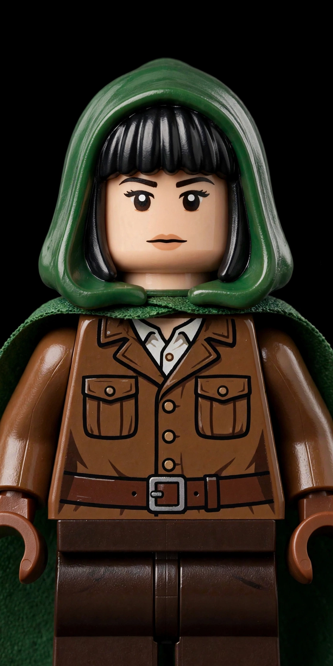 Mikasa Ackerman Klemmbaustein-Figur Detailansicht