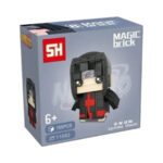 Itachi Uchiha Klemmbaustein-Figur – Das Wunderkind, mit Rabe