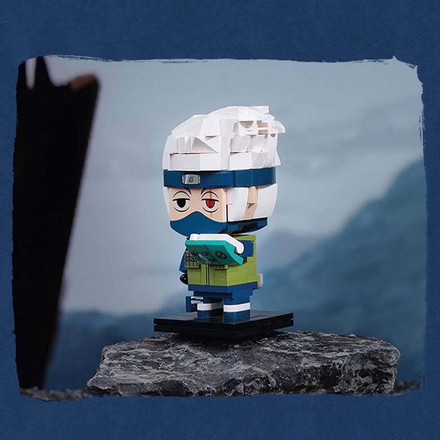 Kakashi Hatake Klemmbaustein-Figur – Narutos Meister, 10,2 cm – Bild 5