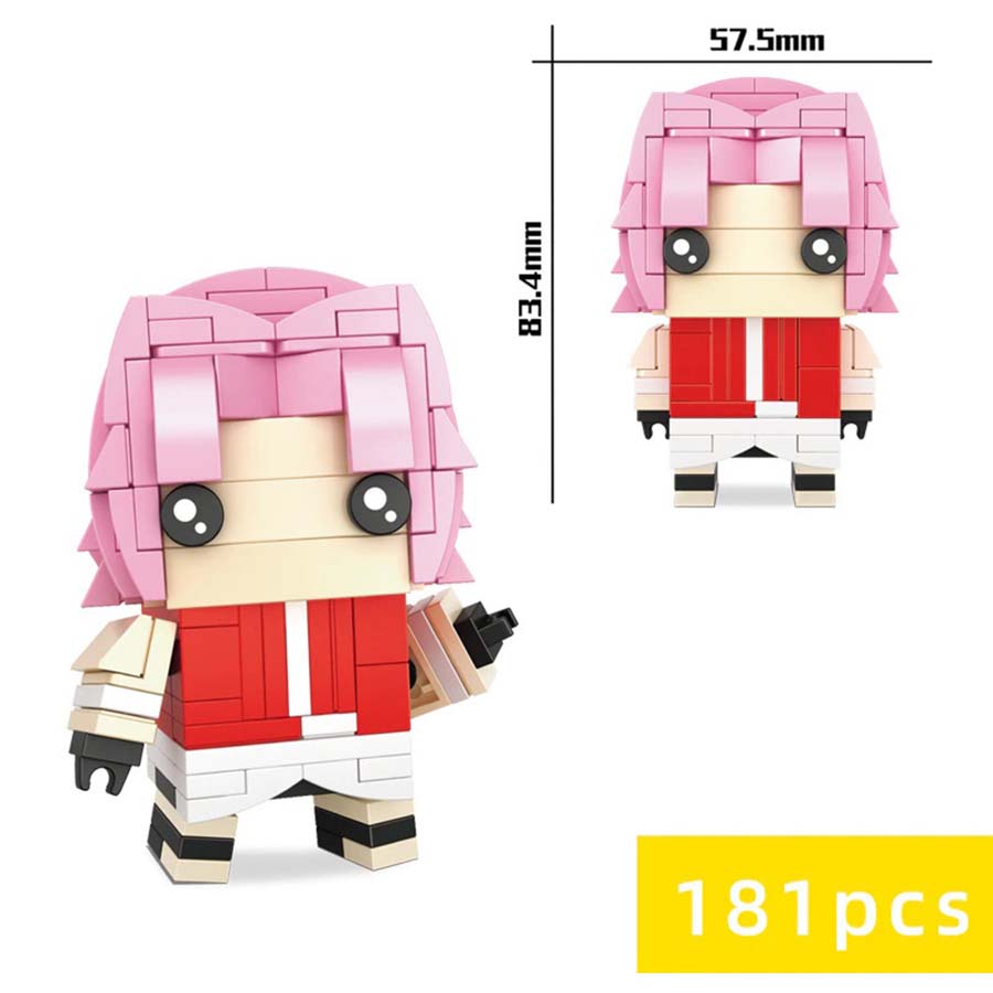 Team 7 Klemmbaustein-Figuren-Set – Naruto, Sakura & Sasuke, 181 Teile – Bild 3