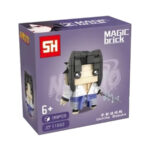 Sasuke Uchiha Klemmbaustein-Figur – Der rebellische Ninja, 189 Teile