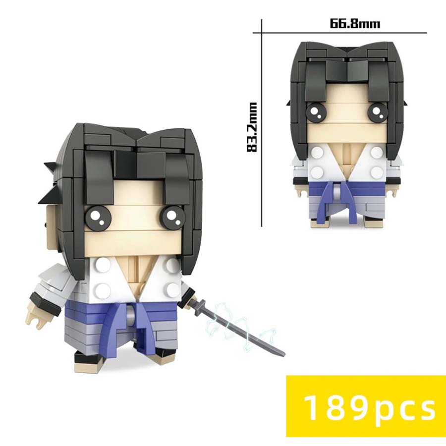 Sasuke Uchiha Klemmbaustein-Figur – Der rebellische Ninja, 189 Teile – Bild 3