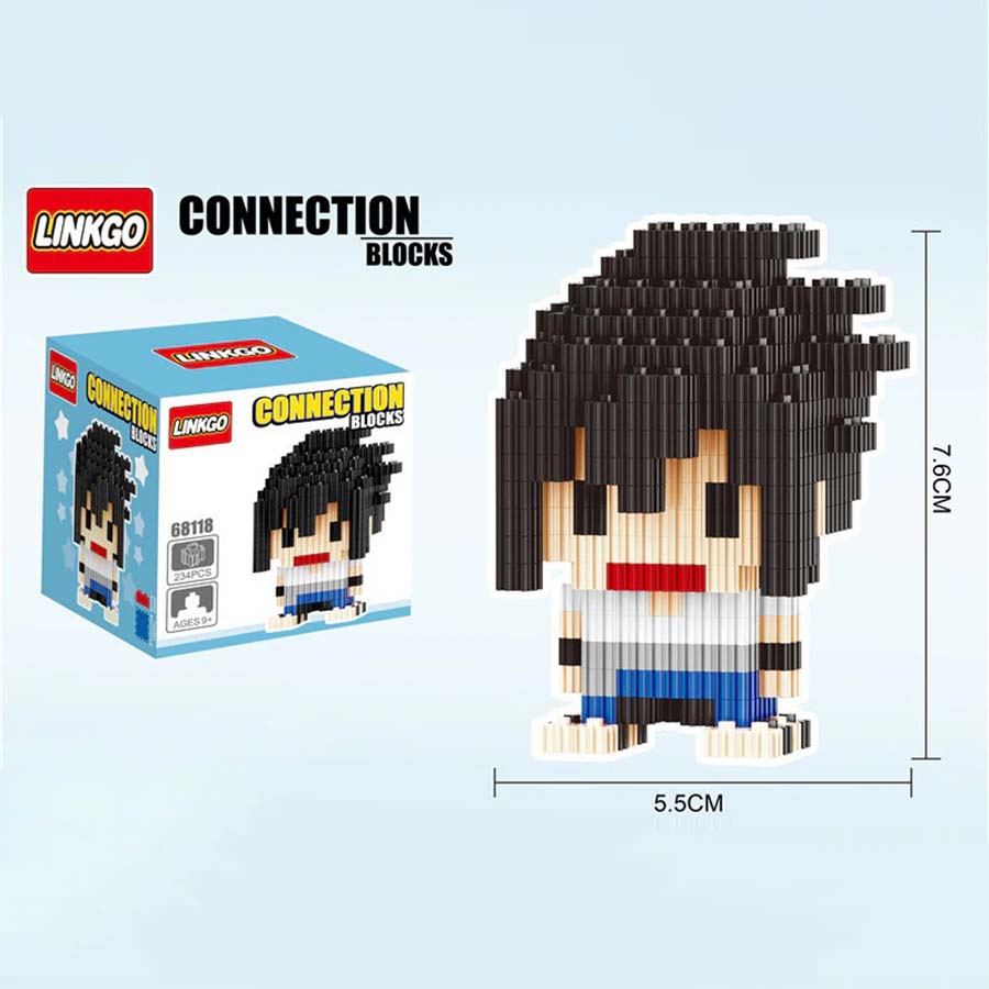 Sasuke Uchiha Klemmbaustein-Figur – Klassik-Modell, 234 Teile
