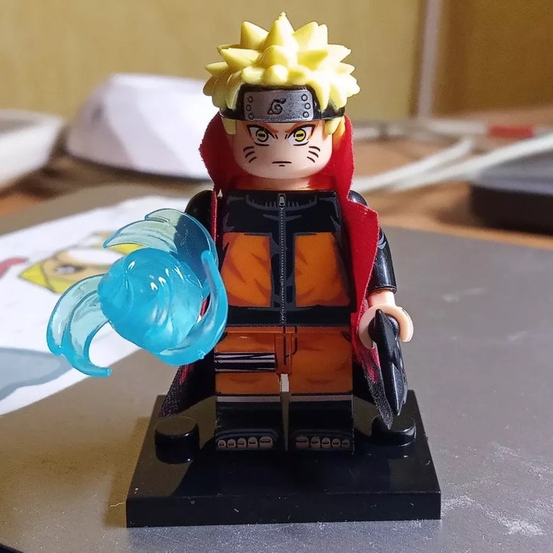 Naruto Klemmbaustein-Figuren – 8er-Set mit Obito, Naruto, Sasuke & mehr – Bild 5