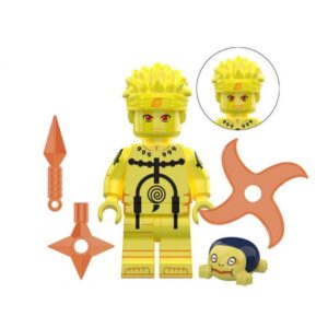 Naruto Uzumaki Klemmbaustein-Figur – Kyuubi-Chakra-Modus