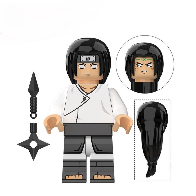 Naruto Klemmbaustein-Figuren – 8er-Set mit Neji, Itachi, Sasuke & mehr – Bild 6