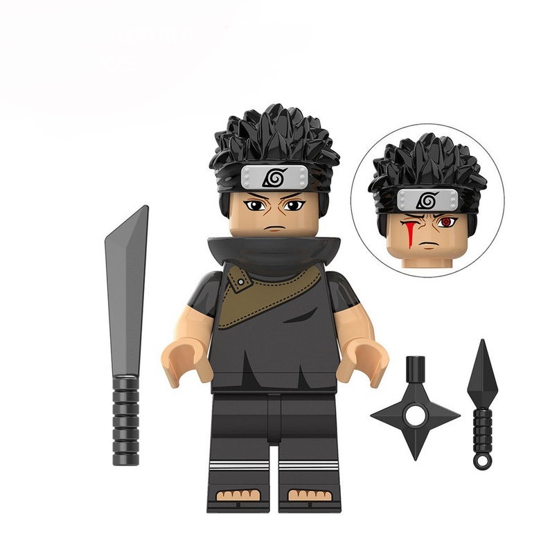 Naruto Klemmbaustein-Figuren – 8er-Set mit Neji, Itachi, Sasuke & mehr – Bild 7