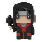 Uchiha Itachi Klemmbaustein-Figur – Akatsuki