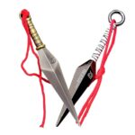 Kunai aus Metall im Naruto-Stil – Deko-Replik, 13 cm, 41 g