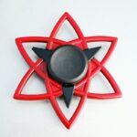 Naruto Fidget Spinner Sasuke Mangekyo Sharingan Motiv