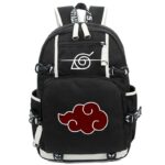 Naruto Rucksack Akatsuki Rote Wolken – Canvas-Rucksack, 20–35 Liter