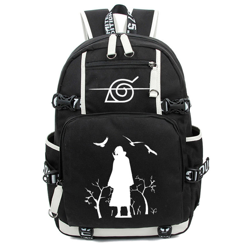 Naruto Rucksack Itachi Genjutsu Tsukuyomi – Canvas-Rucksack, 46×30 cm