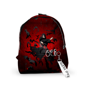 Naruto Rucksack Itachi Krähen – Nylon-Rucksack, 29×40 cm