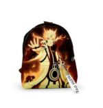 Naruto Rucksack Kurama Chakra Modus – Nylon-Rucksack, 29×40 cm