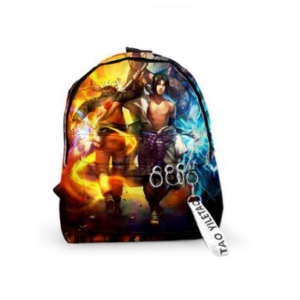 Naruto Rucksack Naruto und Sasuke Freundschaft – Canvas-Rucksack, 29×40 cm