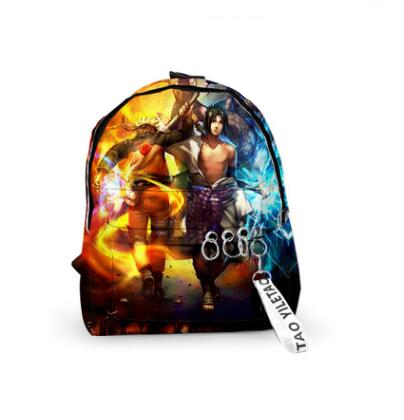 Naruto Rucksack Naruto und Sasuke Freundschaft – Canvas-Rucksack, 29×40 cm