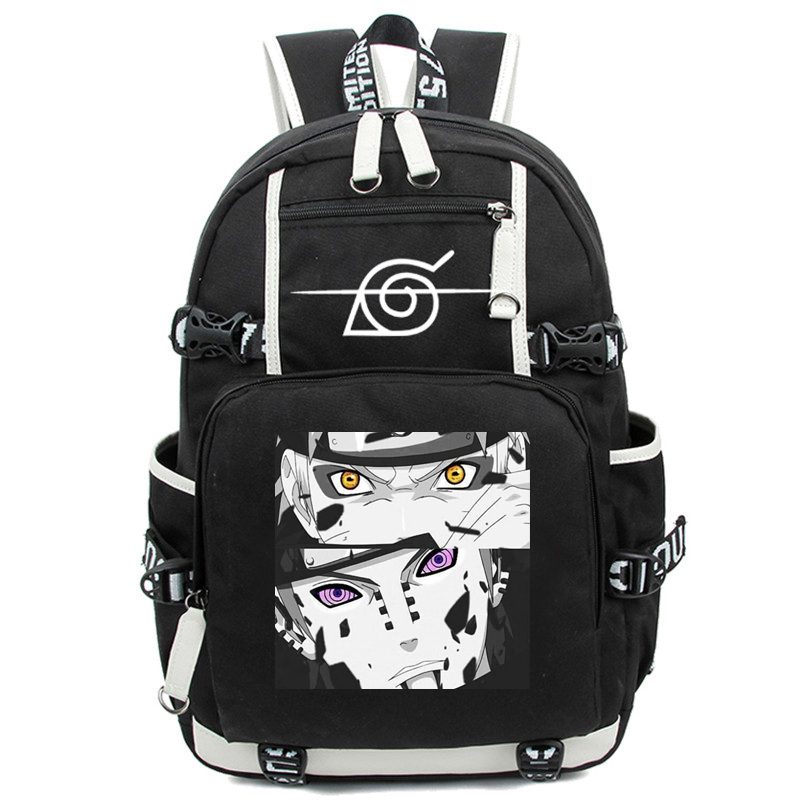 Naruto Rucksack Naruto gegen Pain – Canvas-Rucksack, 46×30 cm