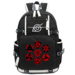 Naruto Rucksack Sharingan Mangekyou – Canvas-Rucksack, 46×30 cm