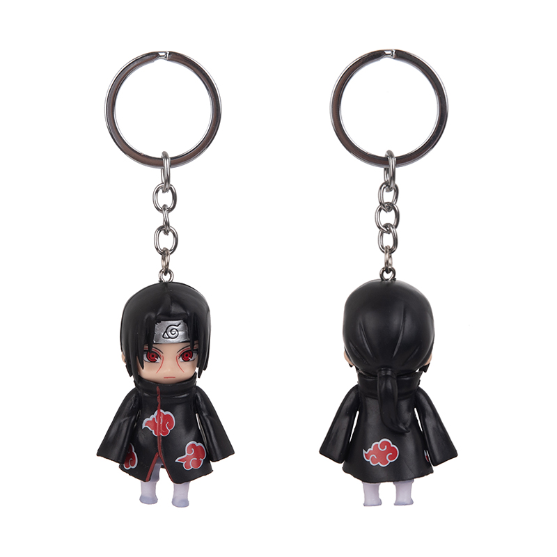 Naruto Schlüsselbund Itachi Uchiha – Figuren-Schlüsselanhänger mit Sharingan-Motiv