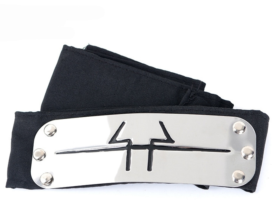 Naruto Stirnband Kakuzu – Akatsuki-Stirnband mit durchgestrichenem Takigakure-Symbol