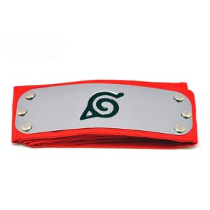 Naruto Stirnband Sakura – Rotes Stirnband mit Konoha-Symbol