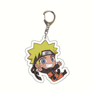 Naruto Uzumaki Schlüsselkette aus Zinklegierung – Hokage-Anhänger